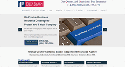Desktop Screenshot of petergreeninsurance.com